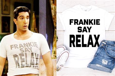 Frankie Say Relax Shirt Ross Friends T Shirt Friends Tv Etsy