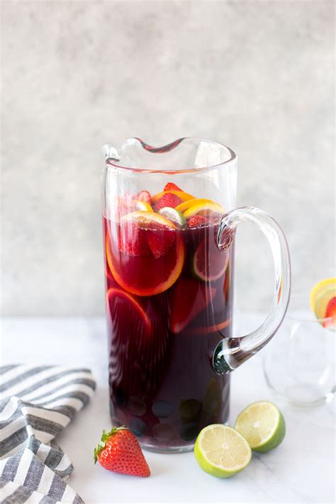 Simple Red Sangria Recipe Recipe Red Sangria Recipes Red Sangria