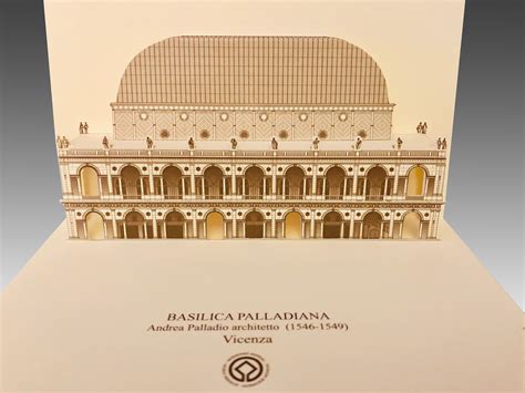 3d Popup Kirigami Of A Palladios Monuments And Villas On Behance