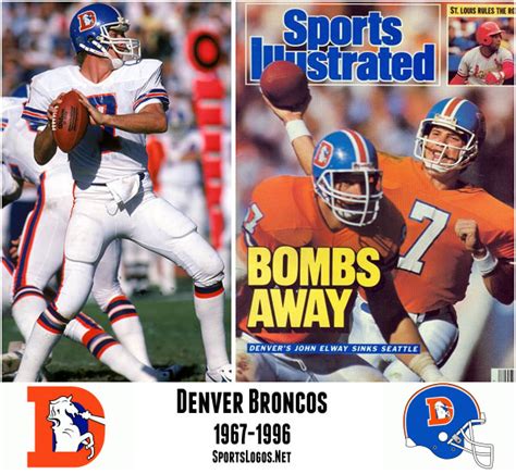 This digital photography of denver broncos logo design history and evolution has dimension 500 × 300 pixels. Denver Broncos Uniform History 1967-1996 | Chris Creamer's ...