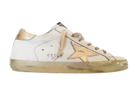 Mua Golden Goose Womens Super Star Sneakers With Gold Sparkle Foxing