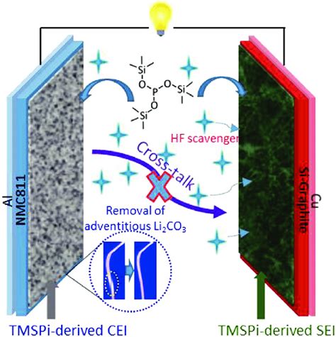 Schematic Illustration Of The Working Mechanism Of The Tmspi Additive