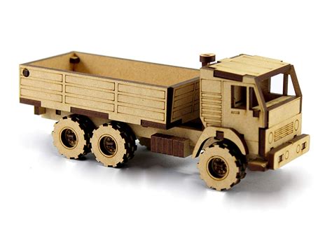 Stonkraft 3d Wooden Puzzle Truck Wooden Diy Build Your Own