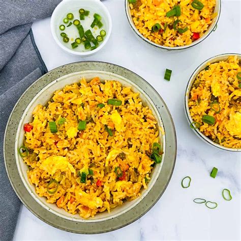 Egg Fried Rice Recipe Indo Chinese Style Easy Indian Cookbook