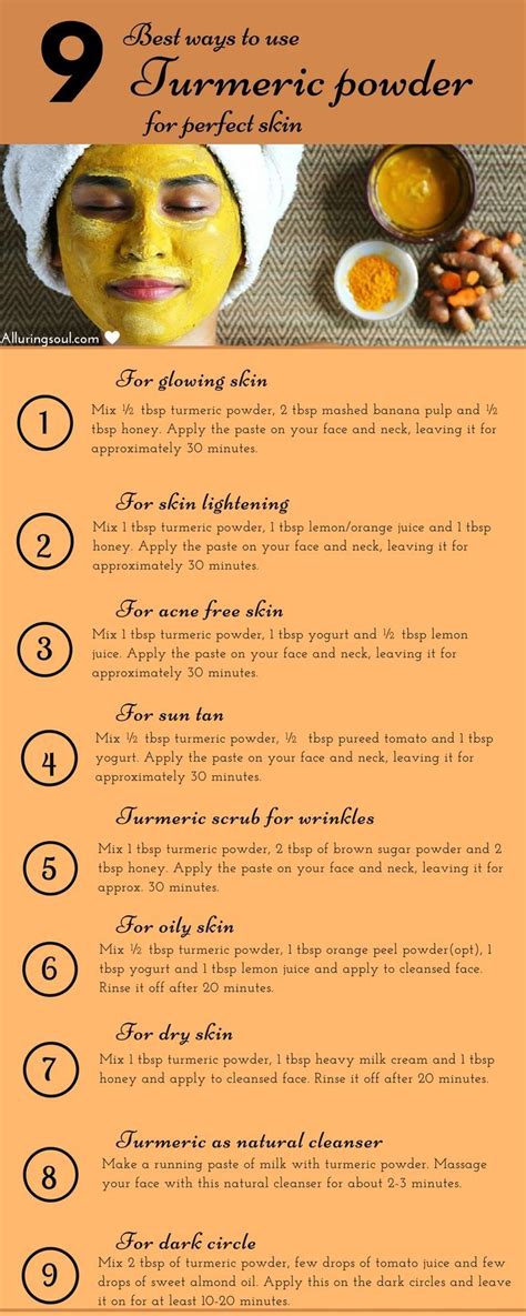 10 Turmeric Face Mask For Glowing And Beautiful Skin Alluring Soul