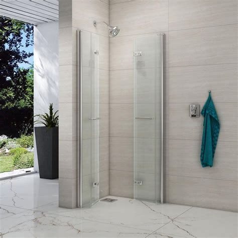 Merlyn 8 Series Folding Double Showerwall Wet Room Shower Screen 1000