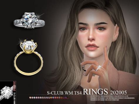 Rings 202005 By S Club Wm At Tsr Sims 4 Updates