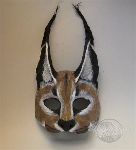 Cat Caracal Cat Mask Neko Animal Costume Mask Caracal Etsy