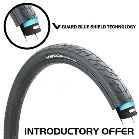 Vandorm Wind Mountain Bike Slick Tyre 26 X 195 Puncture Protect