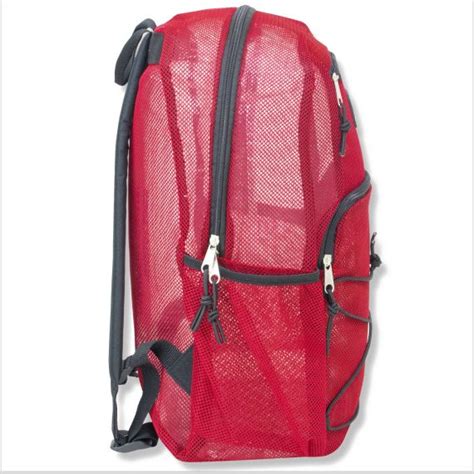 24 Units Of Trailmaker 18 Inch Deluxe Mesh Backpacks 5 Colors
