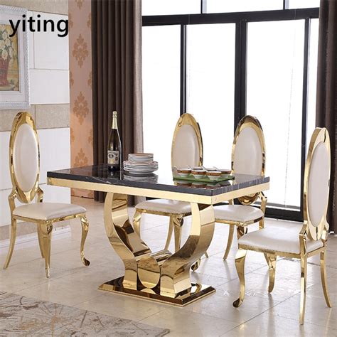 Find here restaurant table, cafe tables manufacturers, suppliers & exporters in india. Semi Circle Gold Stainless Steel Hotel Lobby Dining Table ...