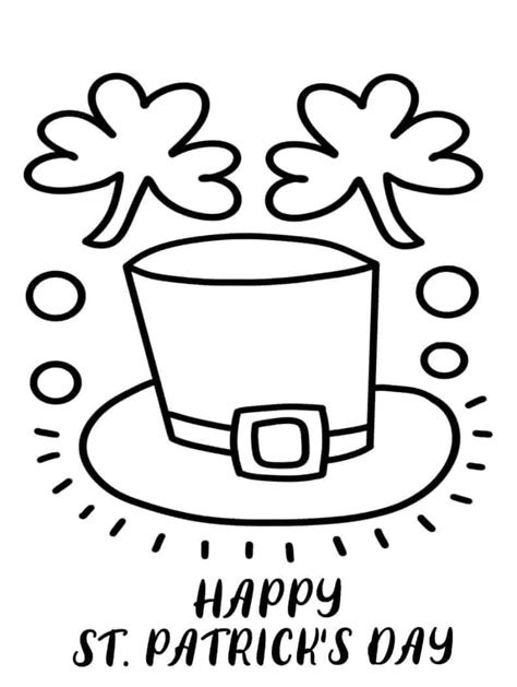 Happy St Patrick S Day 1 Coloring Page Free Printable Coloring Pages