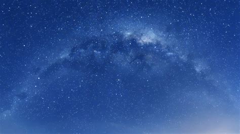 Luminous Stars With Blue Sky Background 4k Hd Galaxy Wallpapers Hd