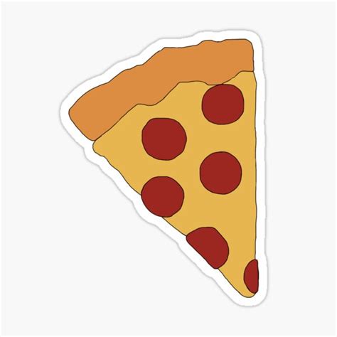 Pizza Emoji Stickers Redbubble