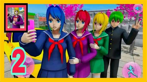 Anime School Girl Japanese School Life Simulation Gameplay 2 Youtube