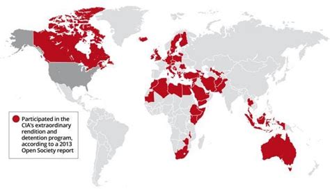 Cia Torture Report The 54 Countries That Will Be Worried By