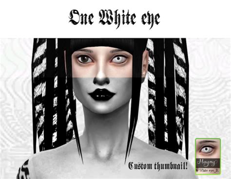 Sims 4 White Eyes Fasrse