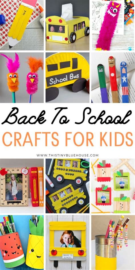 75 Best Adorable Back To School Crafts For Kids Back To School