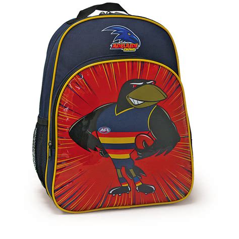 Adelaide crows mens 90's retro mascot tee. Adelaide Crows Kids Mascot Backpack