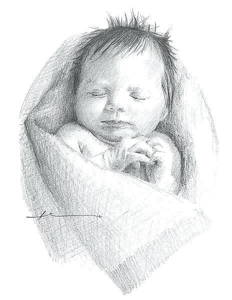 Newborn Baby Drawing Image Drawing Skill