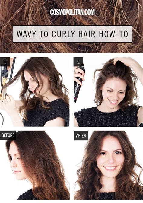 Hair How To Instantly Make Your Wavy Hair Curlier Them Curly Hair And Level