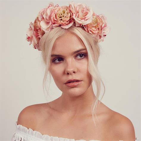 Blossom Floral Rose Crown Headband By Rock N Rose