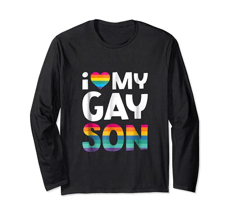 i love my gay son shirt gay pride t lgbt lesbian mom dad stellanovelty