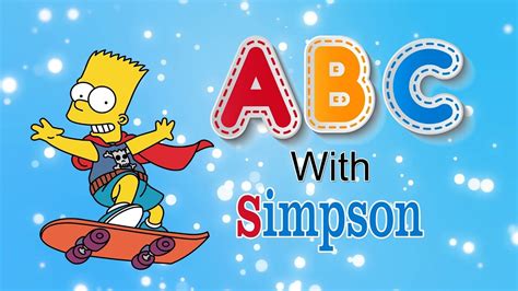 Abcd With The Simpsons Alphabet Song Nursery Rhymes For Babies A To Z