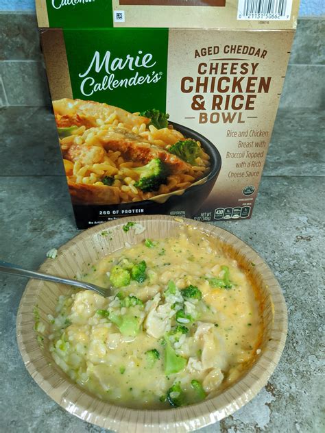 Marie Callender S Cheesy Chicken Rice Bowl Very Good Chicken And