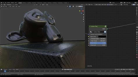 Procedural Carbon Fiber Shader For Blender Eevee Tutorial Youtube
