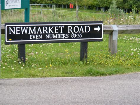 Newmarket Road Sign © Geographer Geograph Britain And Ireland