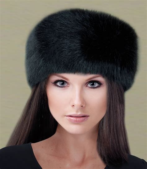 Luxury Faux Fur Headband Black Fox Fur Headband Neck Warmer Etsy