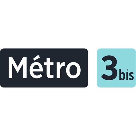 Idf Métro 3bis Logo Download Png