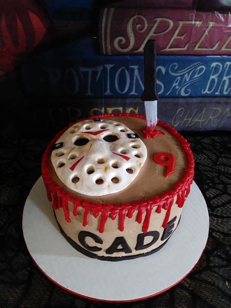 Friday The 13th Birthday Cake - Friday the 13th cake | Cake, Desserts, Food