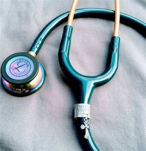 Stethoscope Charm Nurse T Rn Nursing School Stethoscope Etsy