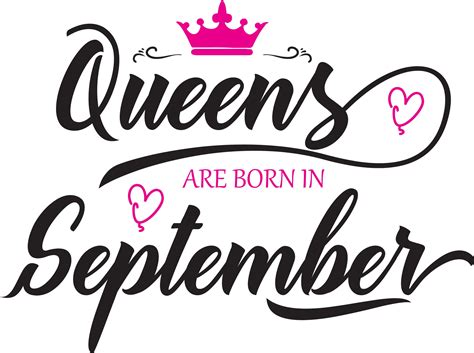 Queens Are Born In September Svg Etsy