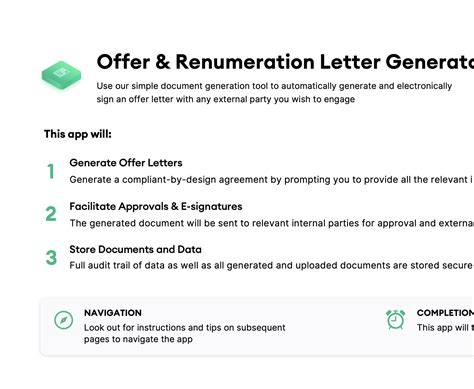 Hr Offer And Remuneration Letter Template Checkbox