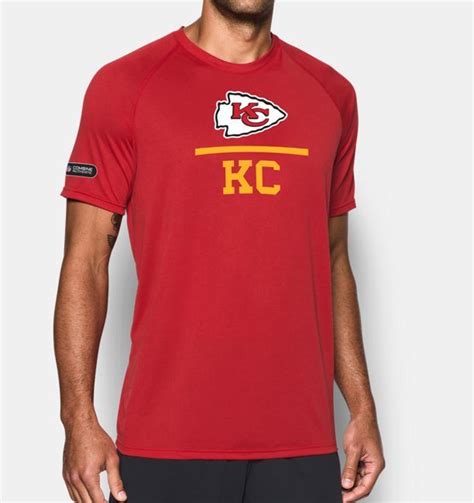 Men S Nfl Combine Authentic Logo Lockup T Shirt Kansas City Chiefs Men T Shirt Sport Outfits