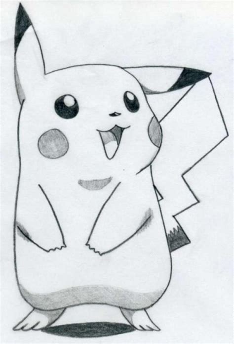 Pikachu Drawing What To Draw When Bored Black And White Pencil Sketch