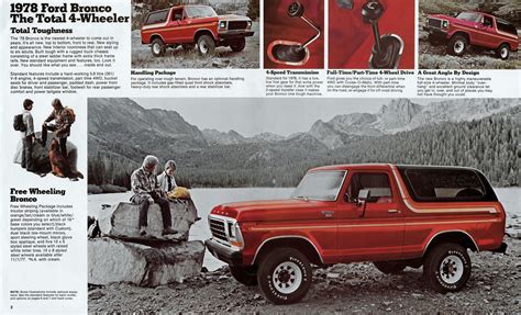 1978 Ford Bronco Brochure