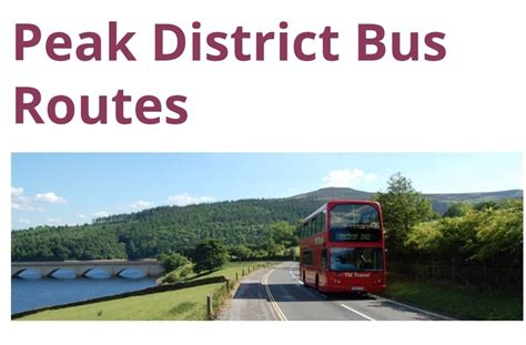 Peak District Bus Routes Peak District National Park Smithys Cottage