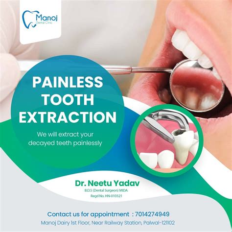 Dr Neetu Yadav On Linkedin Painless Tooth Extraction