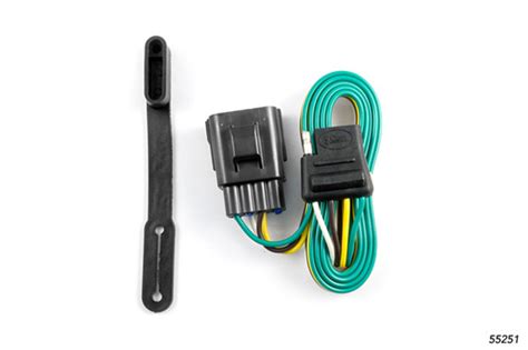 This wiring harness is a complete kit for wiring trailer stop, turn and running lights. Curt MFG 55251 - 2002-2005 Ford Explorer - Curt MFG ...