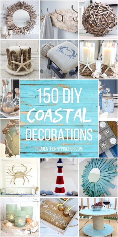 Add A Beach Vibe To Your Home With These Coastal Diy Home Decor Ideas From Seashell Wall Art To