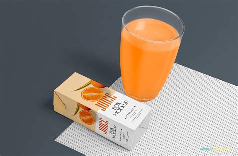 Download Free Healthy Juice Box Mockup on Behance