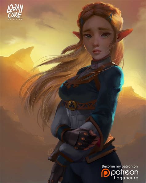 Princess Zelda Botw The Legend Of Zelda Breath Of The Wild Legend