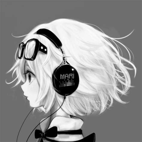 273 Best Headphones Girls Images On Pinterest Anime Girls Anime
