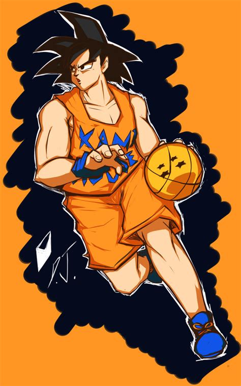 Goku Basketball By Diamondjustin On Deviantart