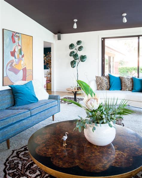 Design In Midcentury Modern Living Room Complements Exterior Views Hgtv