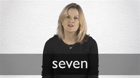 How To Pronounce Seven In British English Youtube